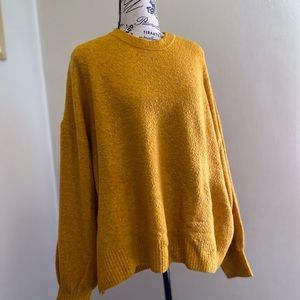 Old Navy Mustard Crew Neck Sweater